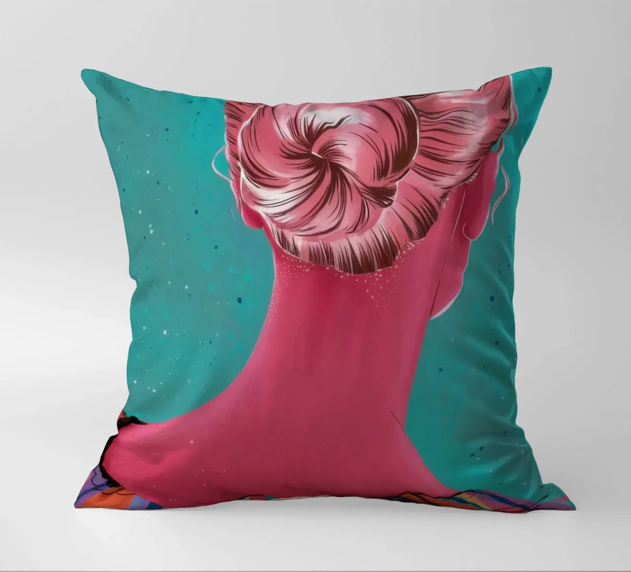Roseate Updo Reverie cuscino da Katarsis Mann