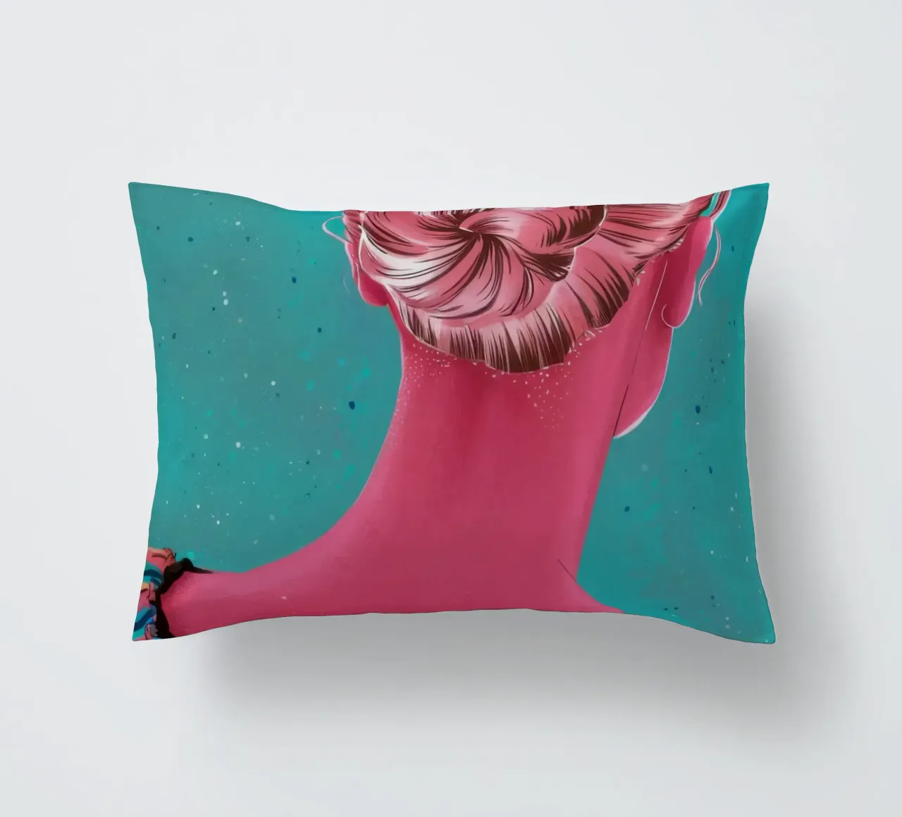 Roseate Updo Reverie cuscino da Katarsis Mann