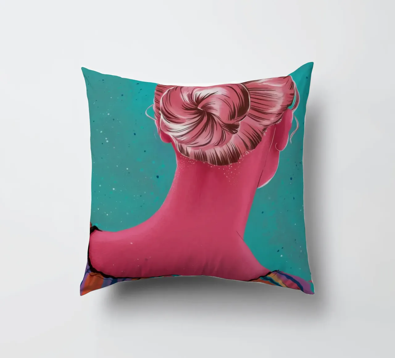 Roseate Updo Reverie cuscino da Katarsis Mann