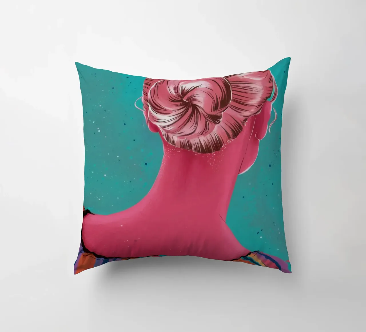 Roseate Updo Reverie cuscino da Katarsis Mann