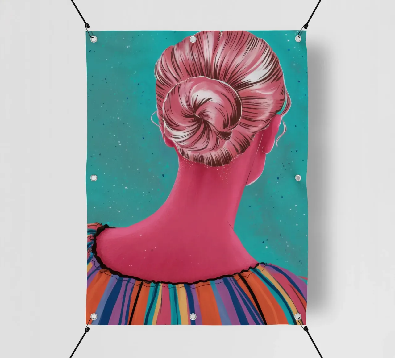 Roseate Updo Reverie telo in pvc da Katarsis Mann