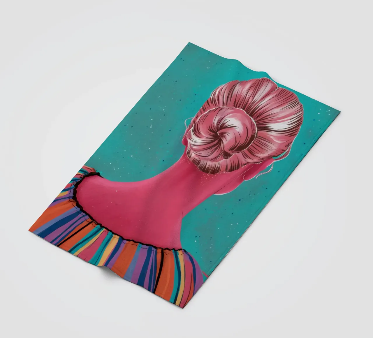 Roseate Updo Reverie coperta in pile da Katarsis Mann