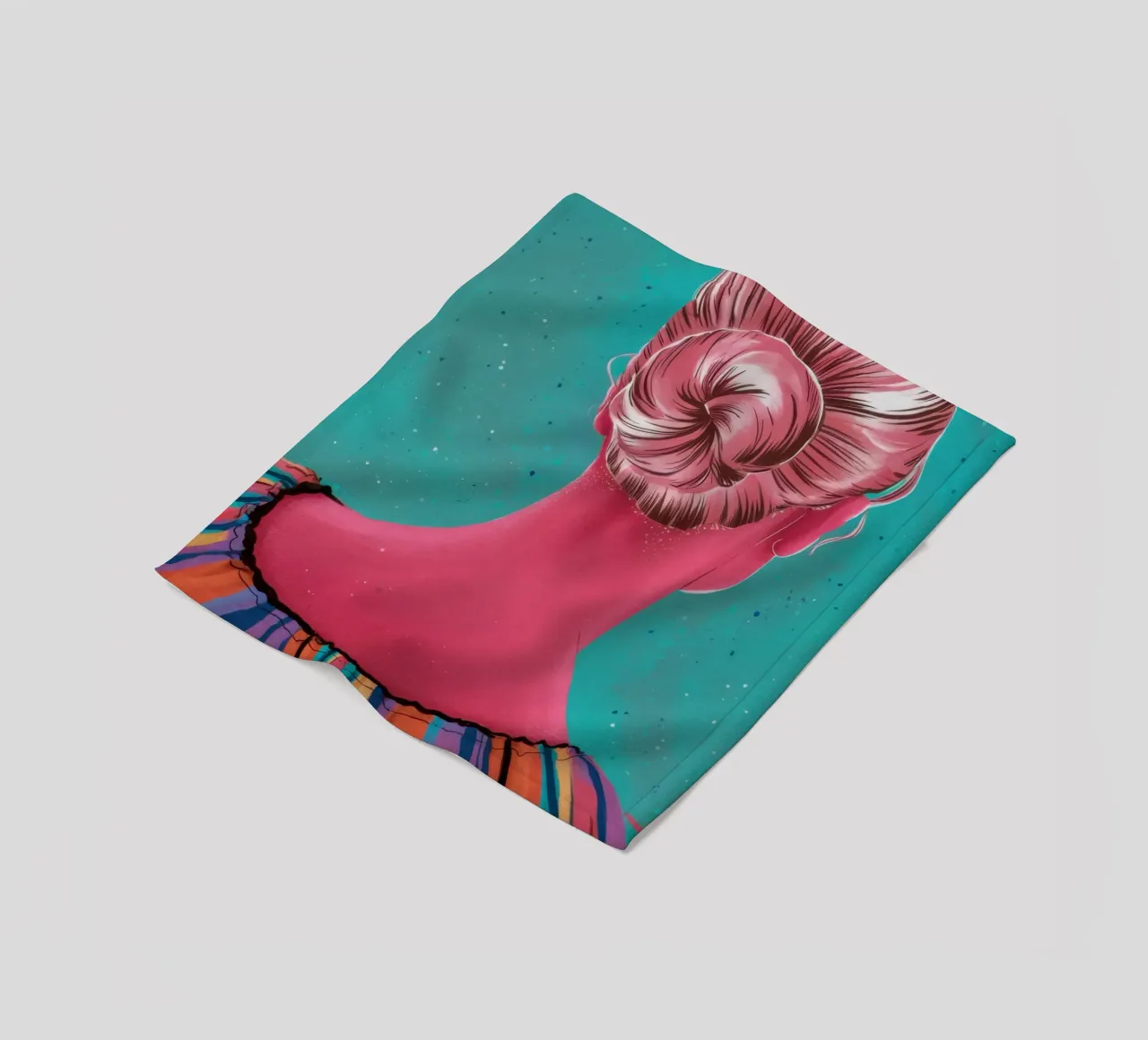 Roseate Updo Reverie coperta in pile da Katarsis Mann