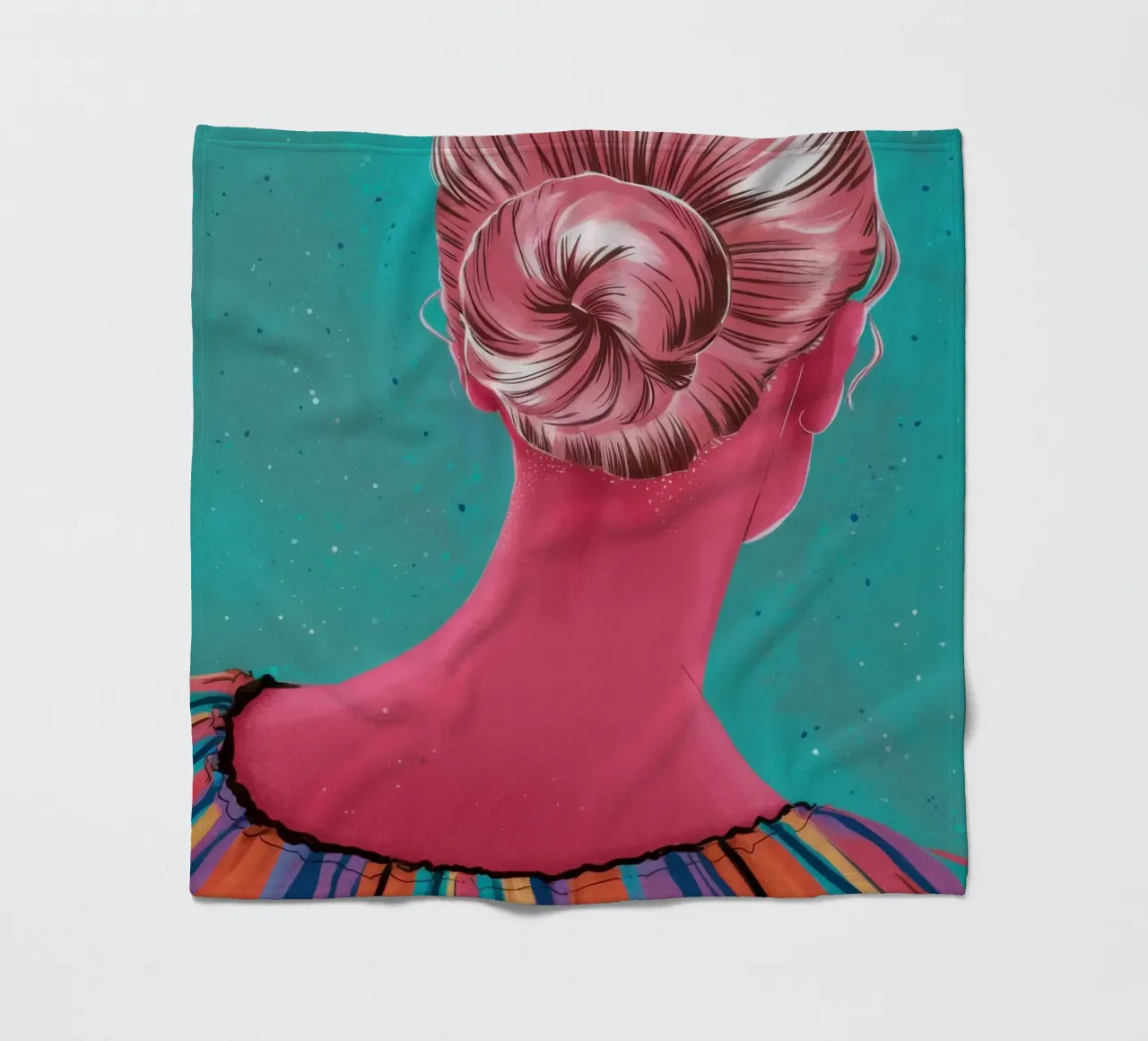 Roseate Updo Reverie coperta in pile da Katarsis Mann