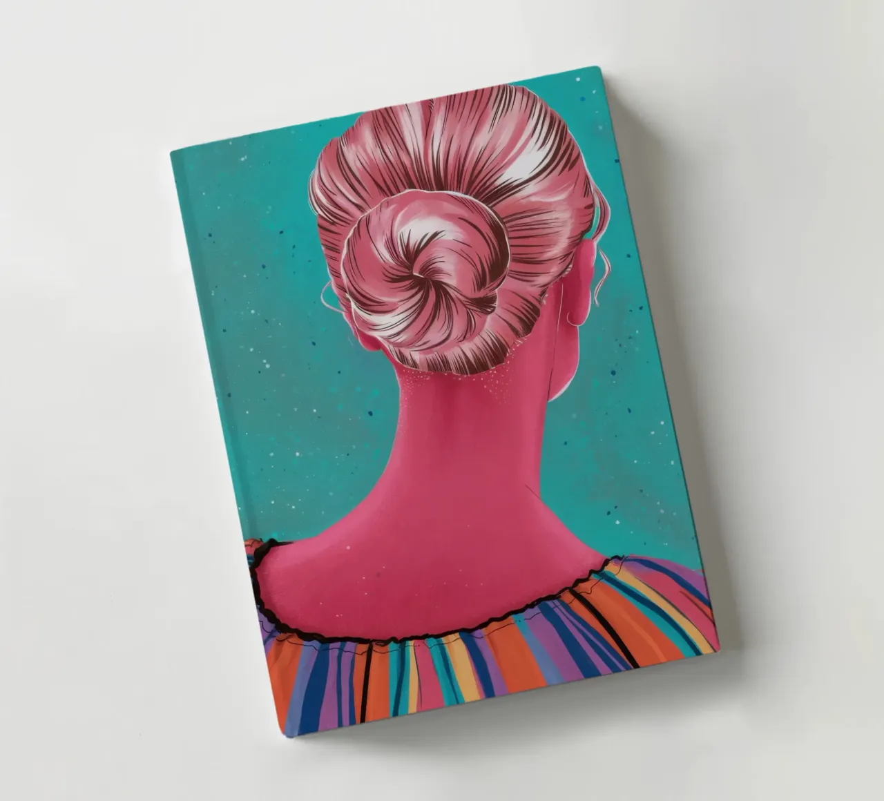 Roseate Updo Reverie notebook by Katarsis Mann