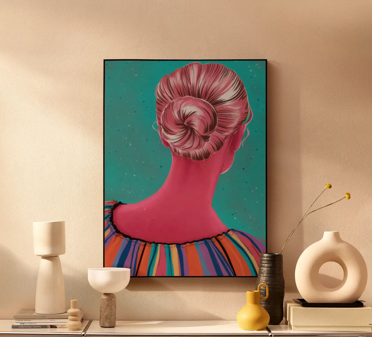 Roseate Updo Reverie alluminio dibond da Katarsis Mann
