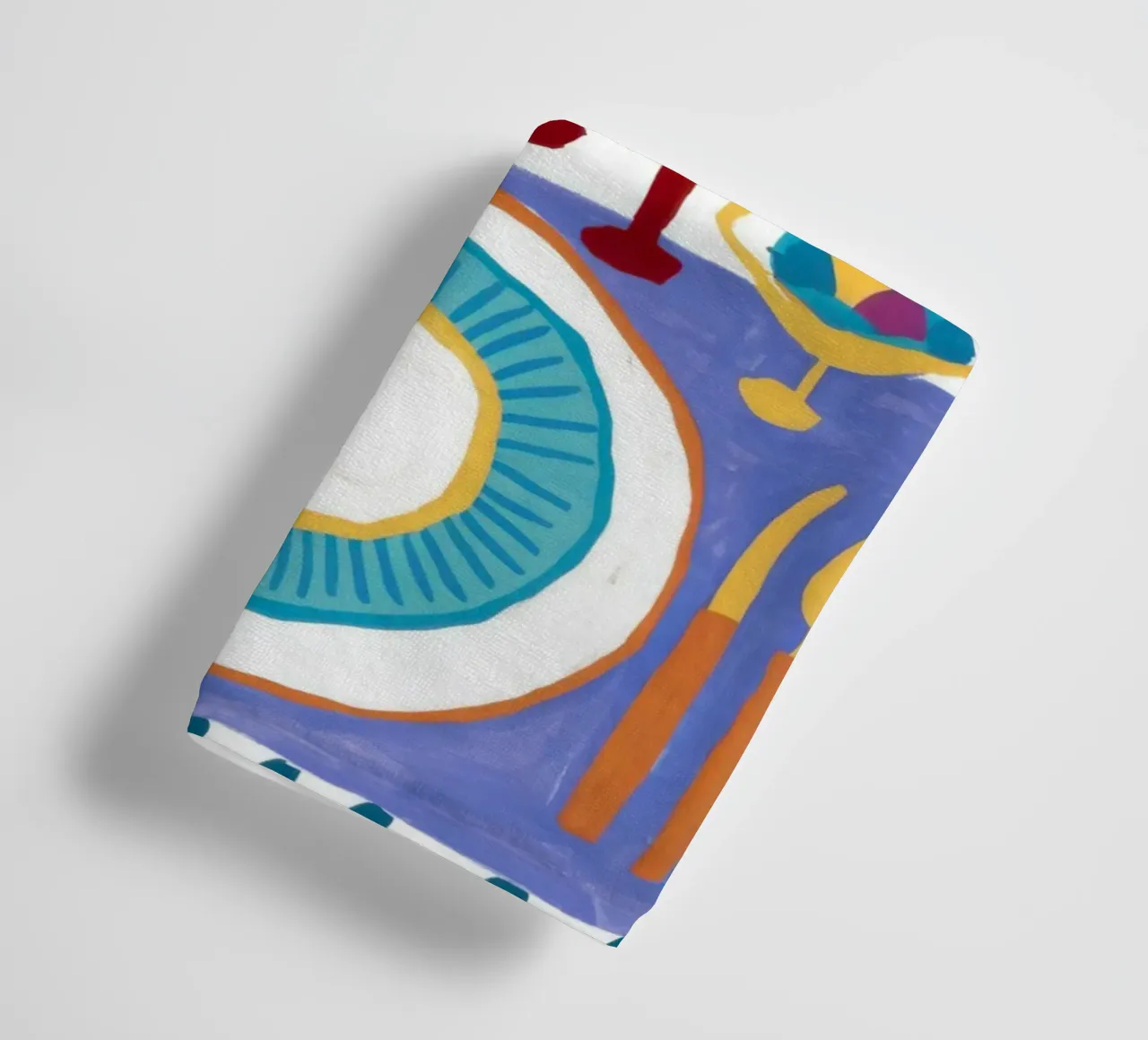 Abstract Alfresco Feast towel by Kala Martir