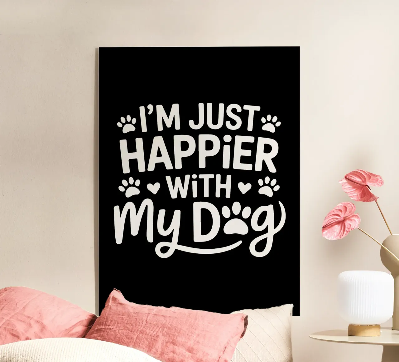 Sono più felice con il mio cane plexiglass da Benjamin Pelletier