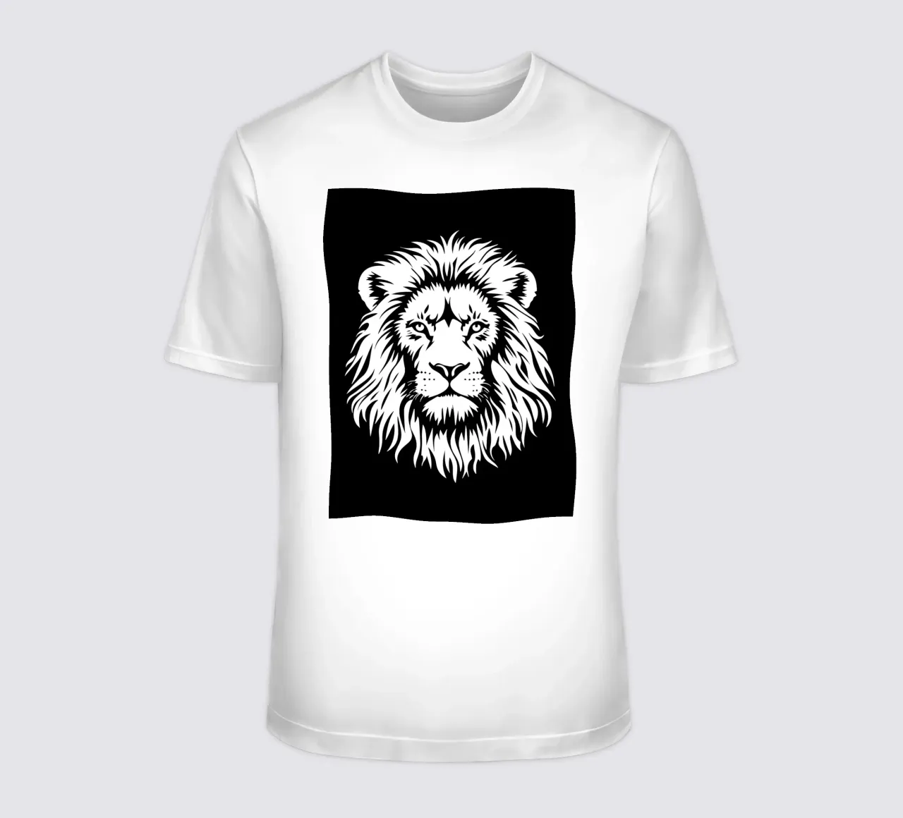 Silhouet leeuwenkop t-shirt van Benjamin Pelletier