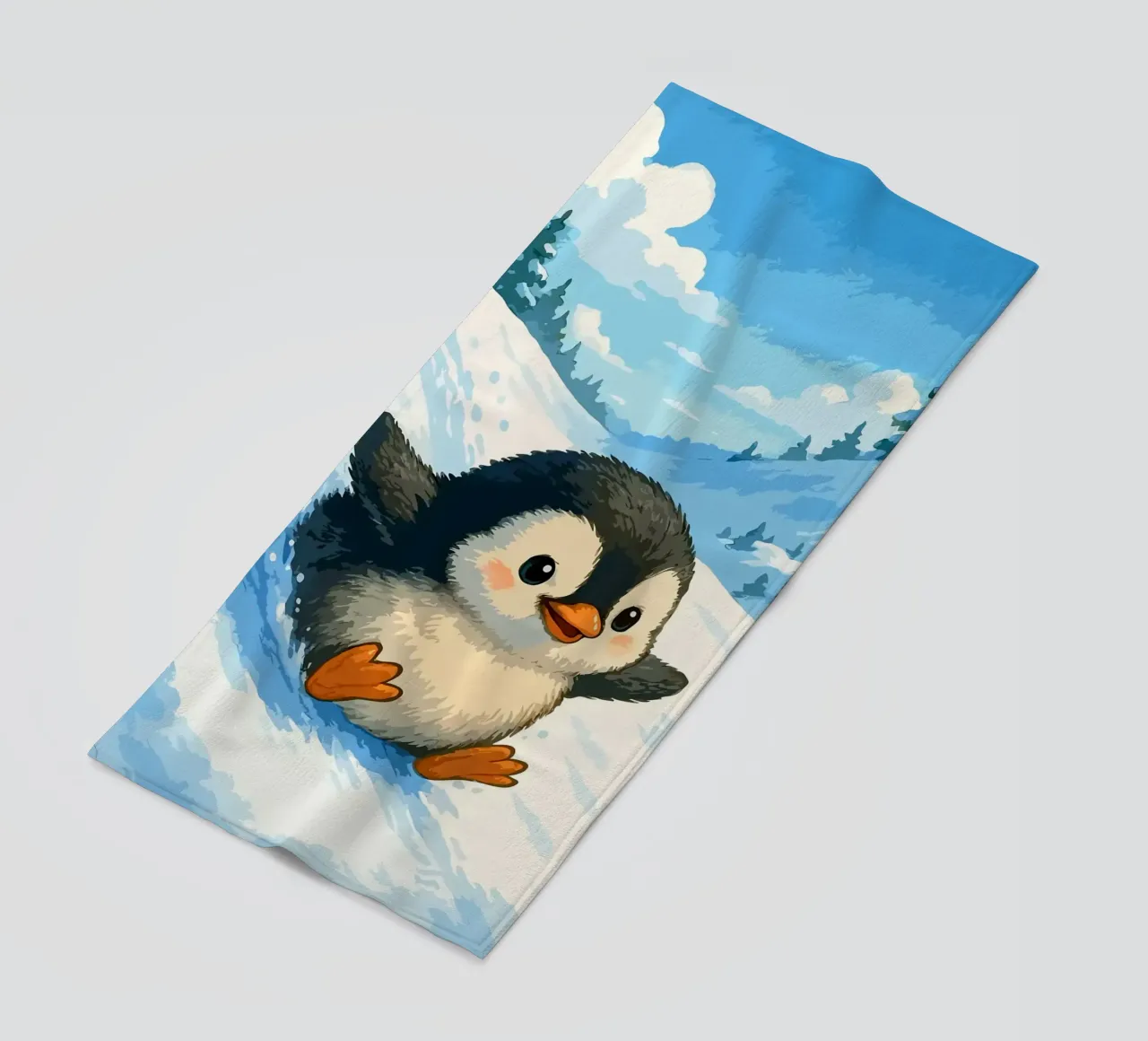 Scivolate sui pinguini e corse invernali telo mare da Benjamin Pelletier