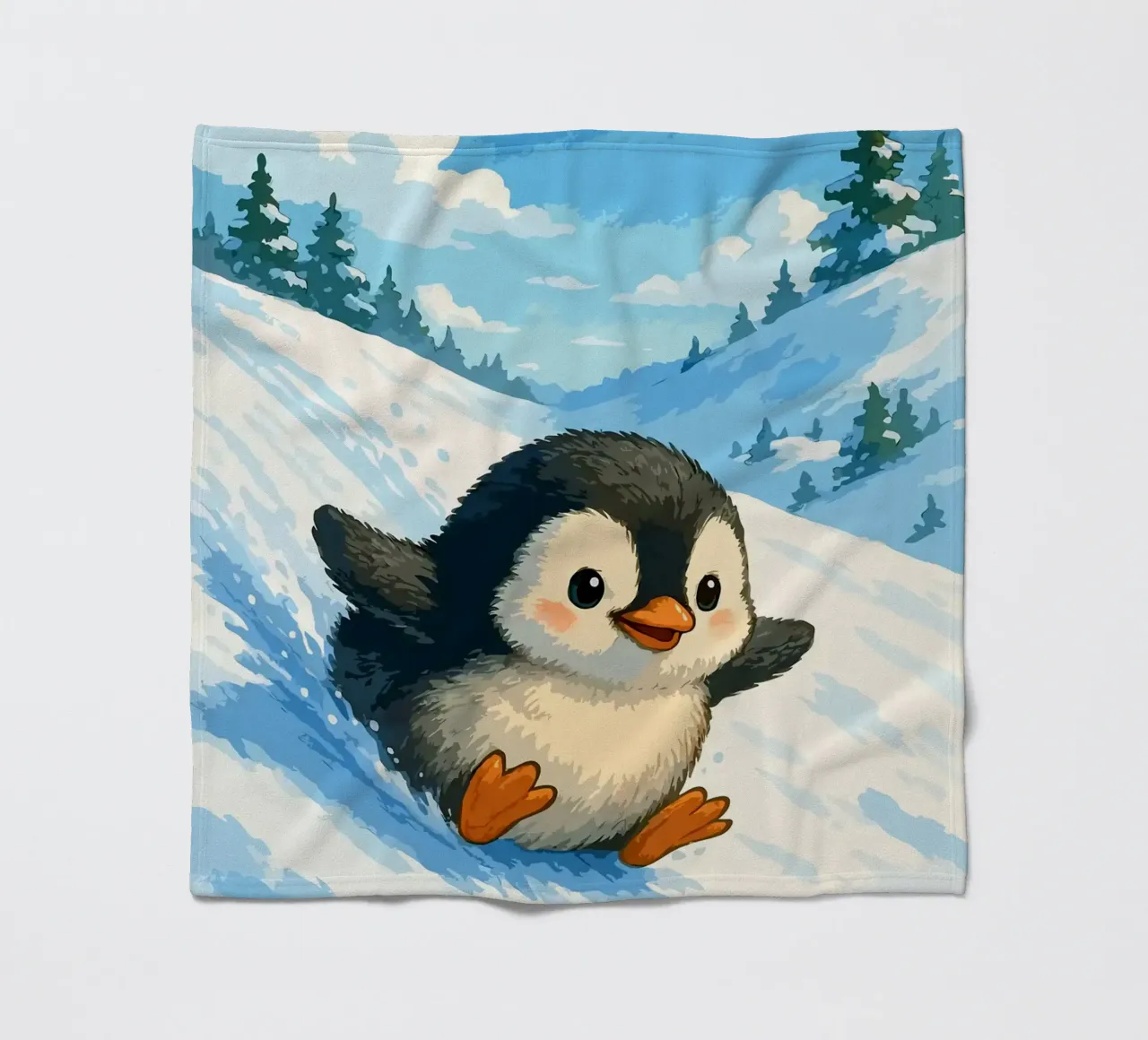 Scivolate sui pinguini e corse invernali coperta in pile da Benjamin Pelletier