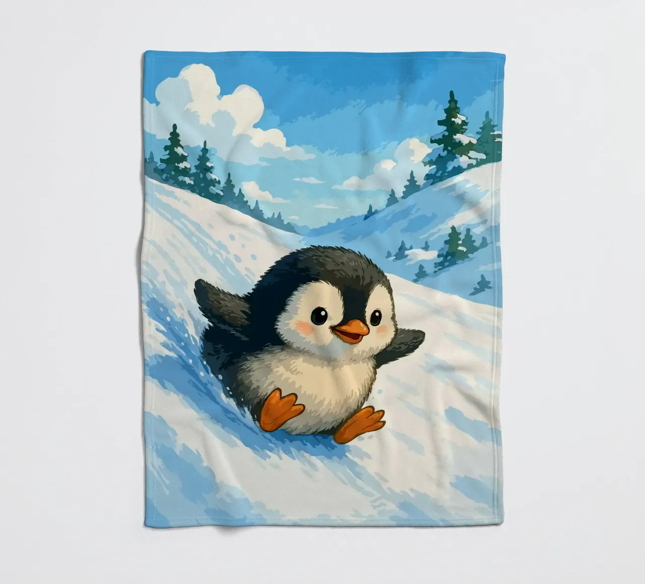 Scivolate sui pinguini e corse invernali coperta in pile da Benjamin Pelletier