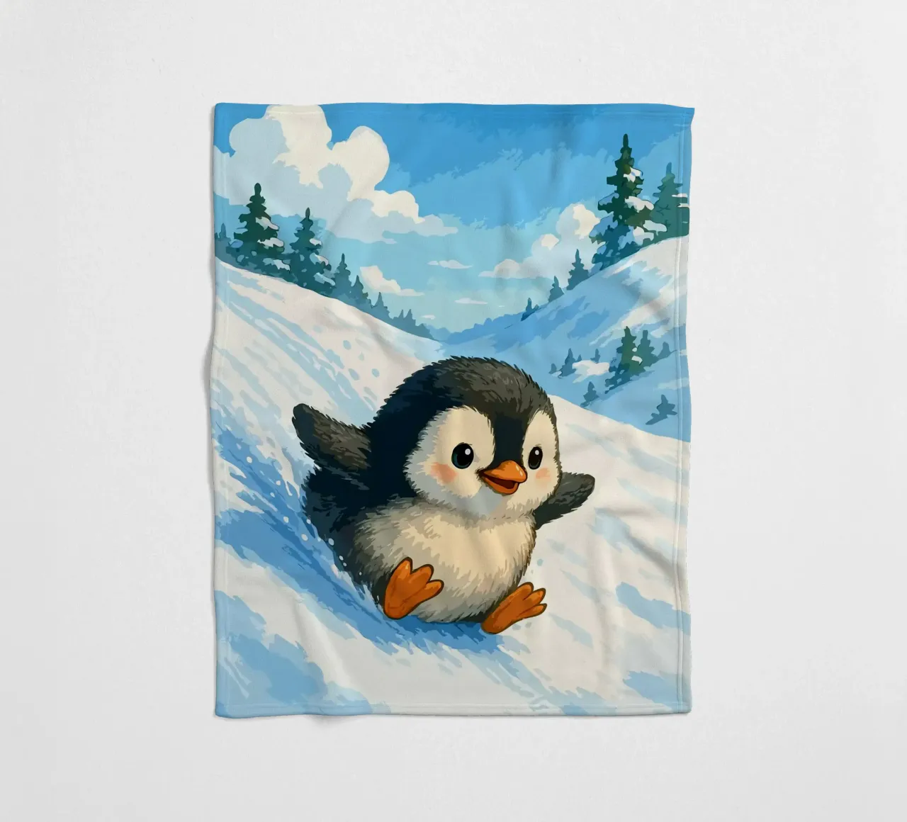 Scivolate sui pinguini e corse invernali coperta in pile da Benjamin Pelletier