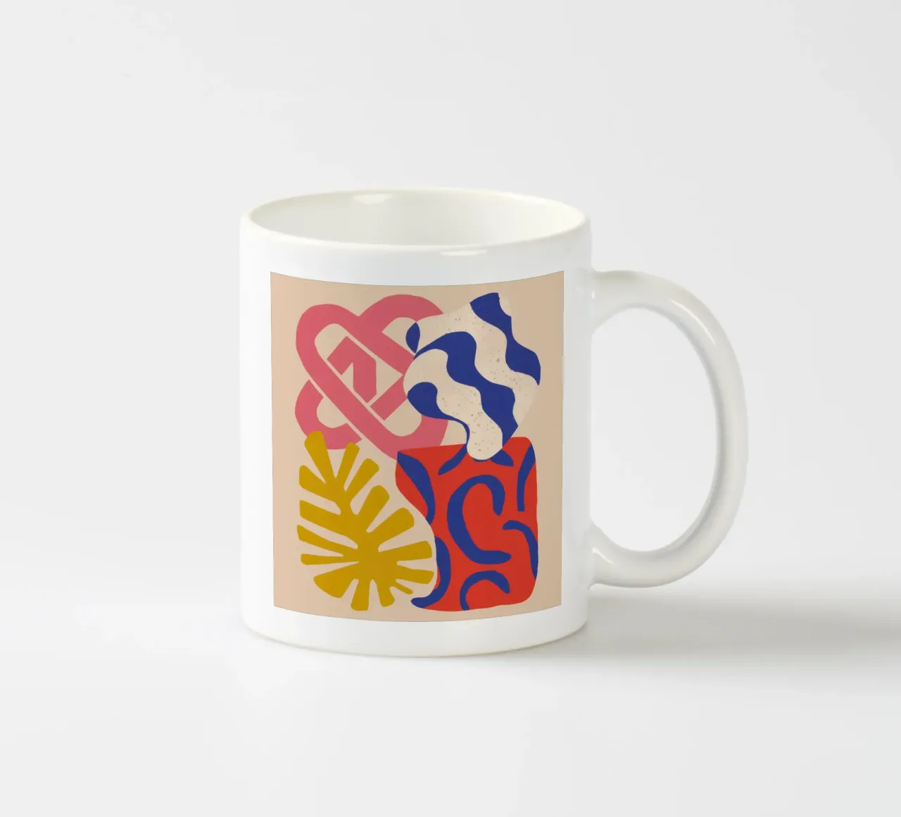 Gioco di foglie Maraouian tazza in ceramica da Kala Martir