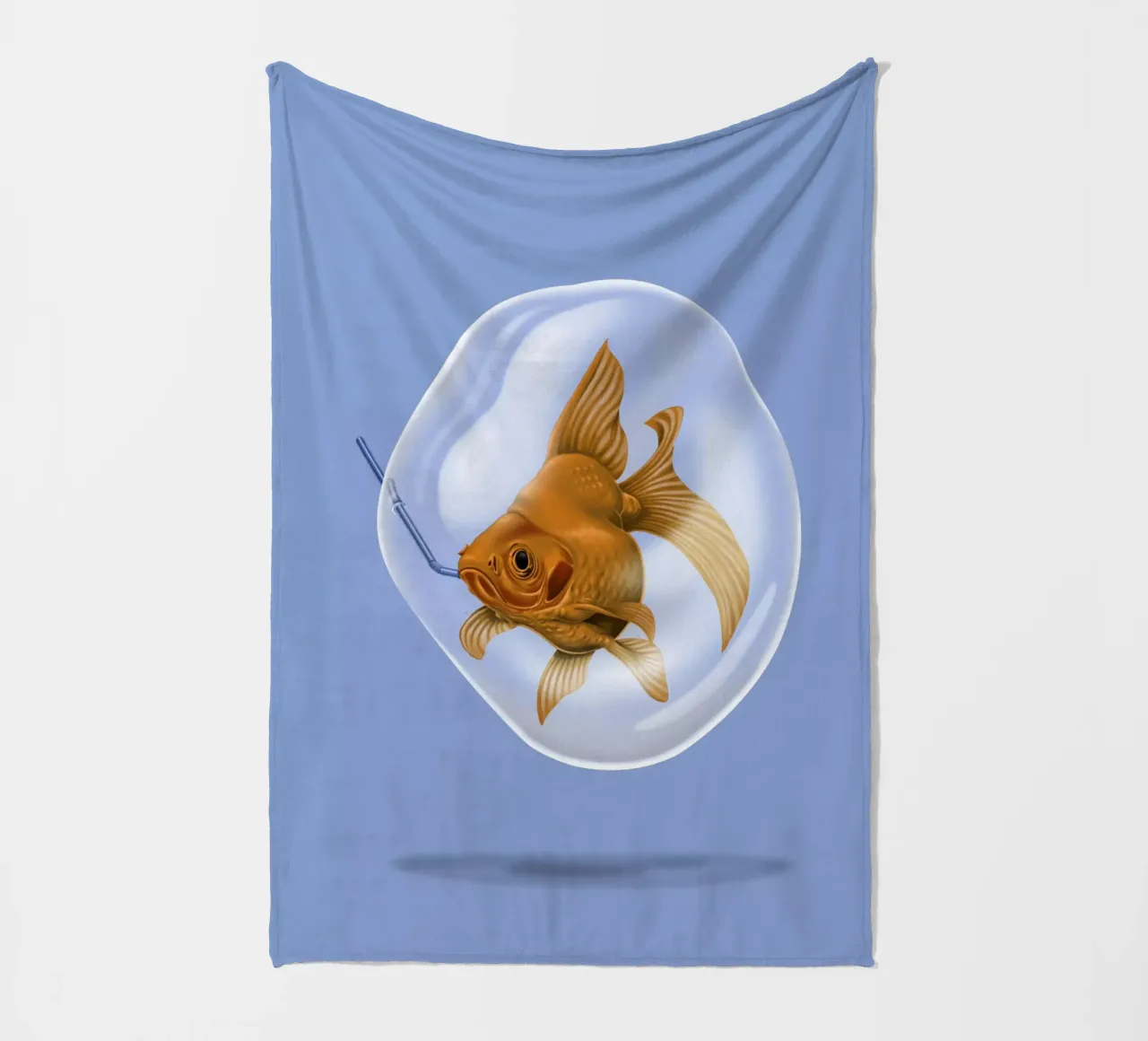 A breath of fresh air (Coloured) coperta in pile da Rob Art | Illustration