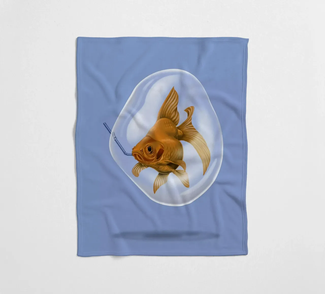 A breath of fresh air (Coloured) coperta in pile da Rob Art | Illustration
