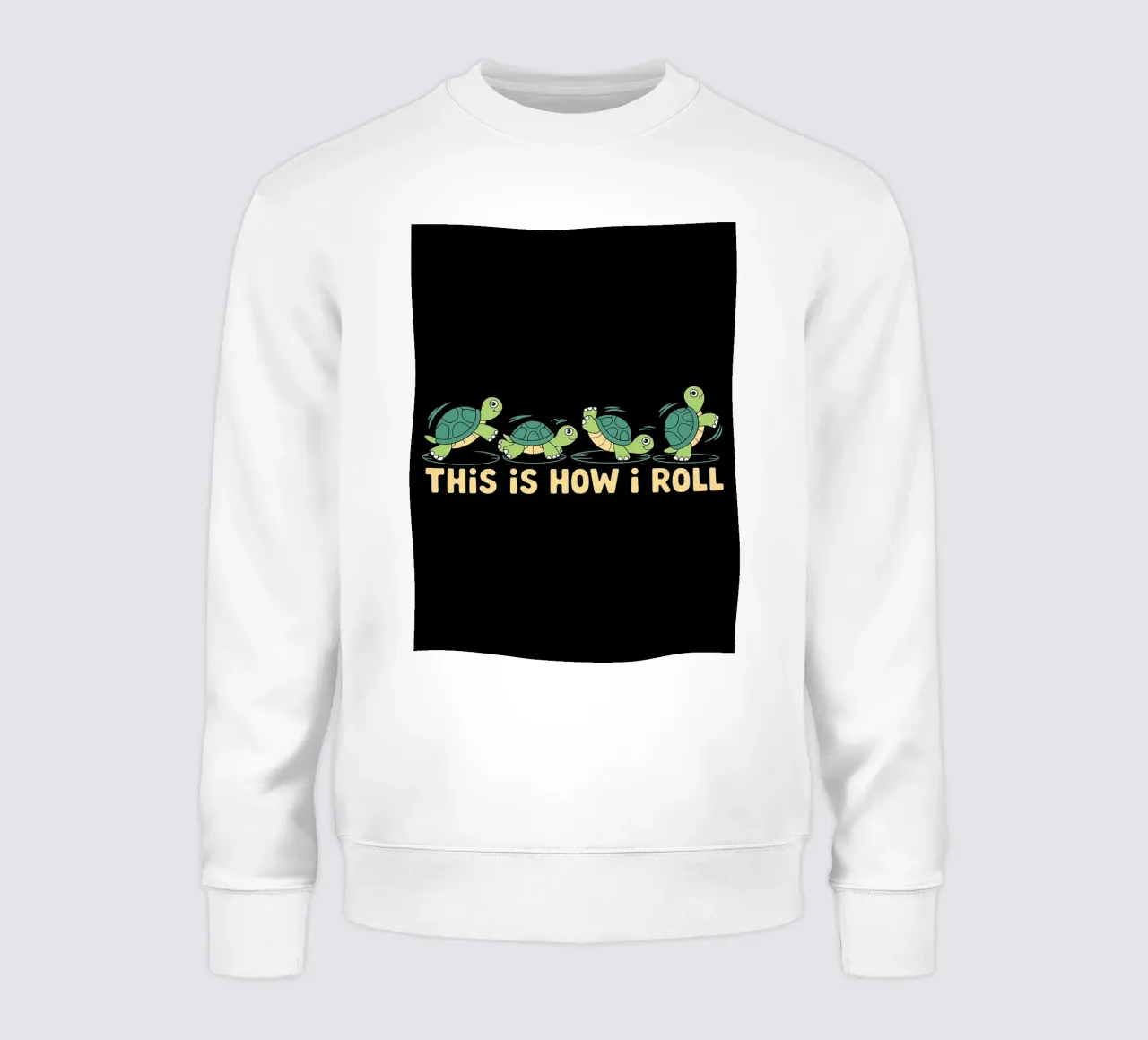 Slow and Steady This Is How I Roll Tortugas divertidas sudadera de Benjamin Pelletier