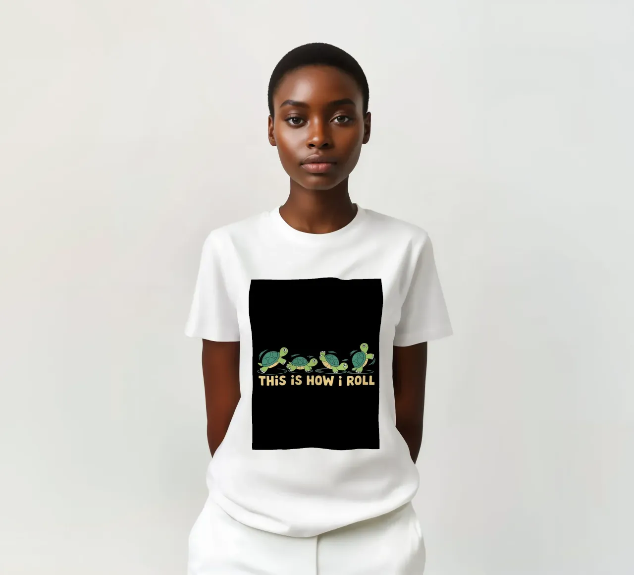 Slow and Steady This Is How I Roll Tortugas divertidas camiseta de Benjamin Pelletier
