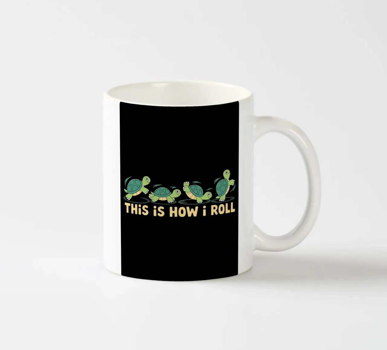 Slow and Steady, questo è il mio modo di fare le tartarughe divertenti tazza in ceramica da Benjamin Pelletier