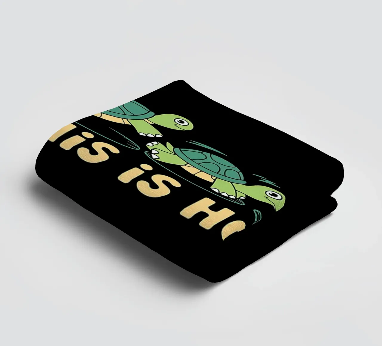 Slow and Steady This Is How I Roll Tortugas divertidas toalla de baño de Benjamin Pelletier
