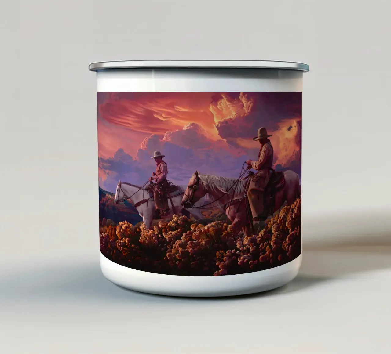 Mark Maggiori Purple Haze tazza in smalto da marycome