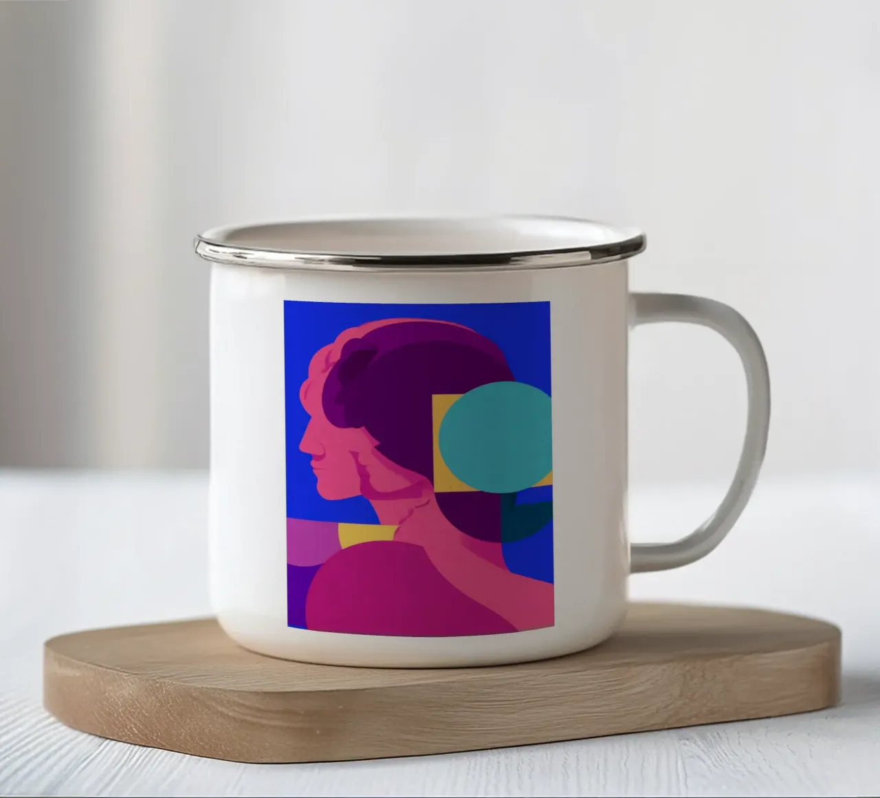 Profilo di fusione cromatica tazza in smalto da Katarsis Mann