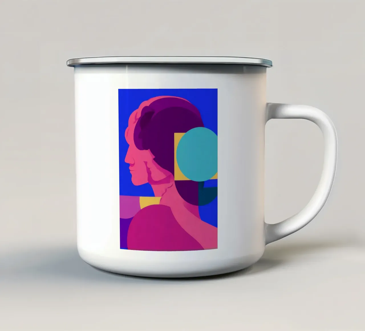 Profilo di fusione cromatica tazza in smalto da Katarsis Mann