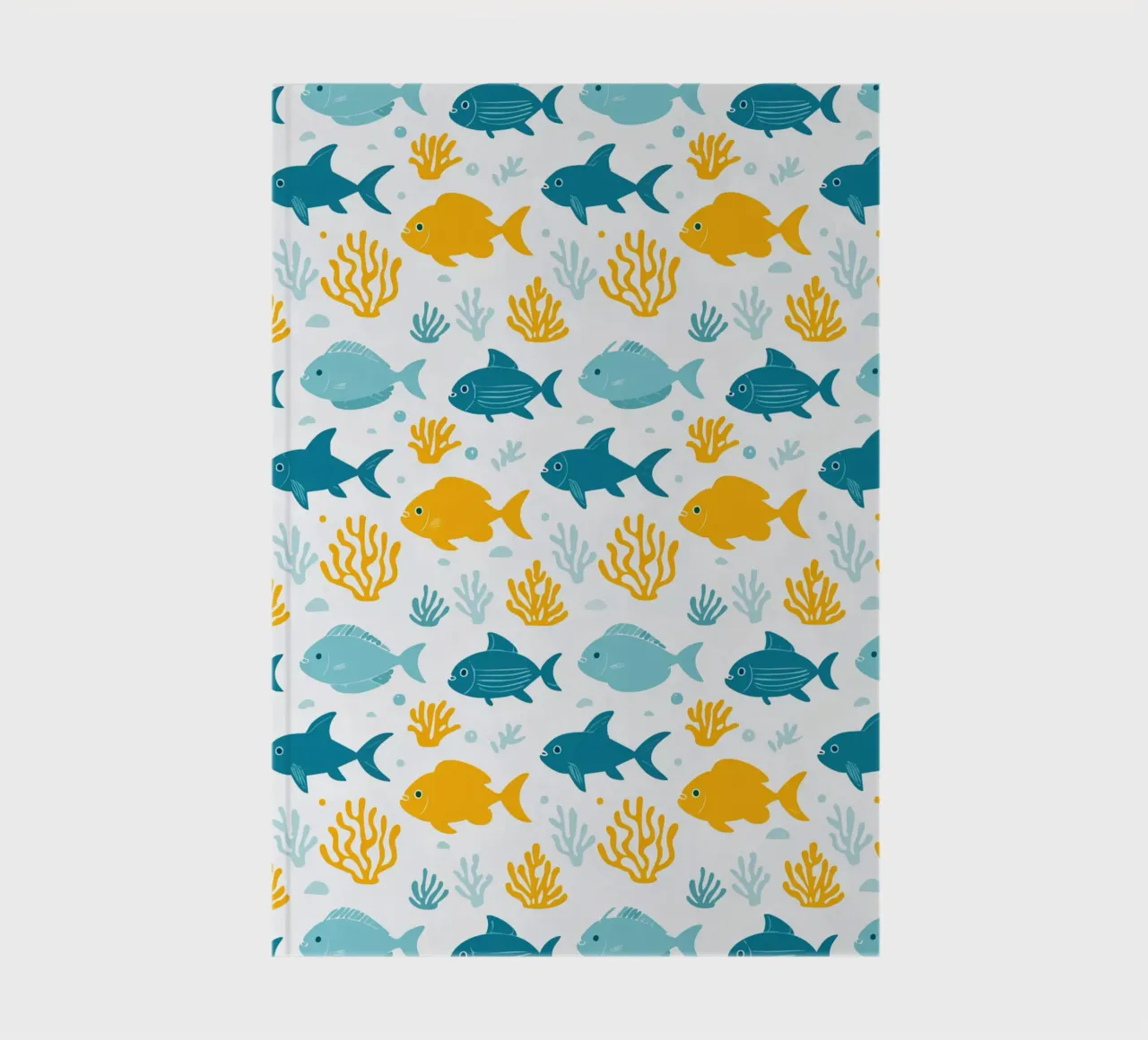 Underwater World - Fish Pattern 1 notebook by Hightown Design