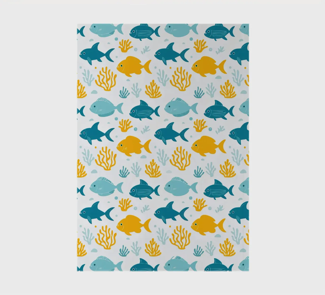 Underwater World - Fish Pattern 1 notebook by Hightown Design