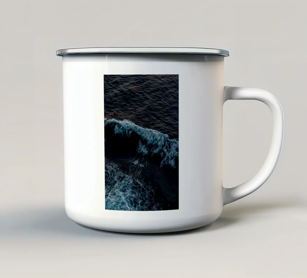 wave shadow tazza in smalto da feny