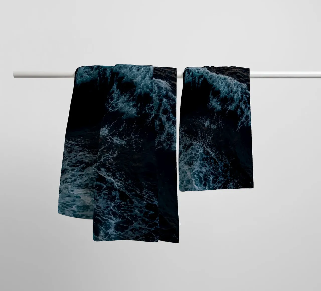 wave shadow asciugamano da bagno da feny