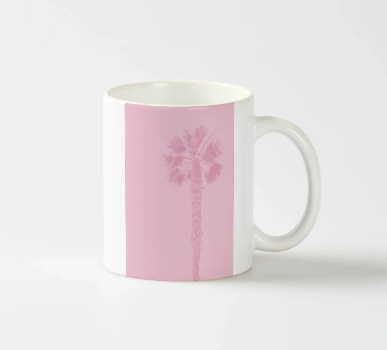 palm in pink tone tazza in ceramica da feny
