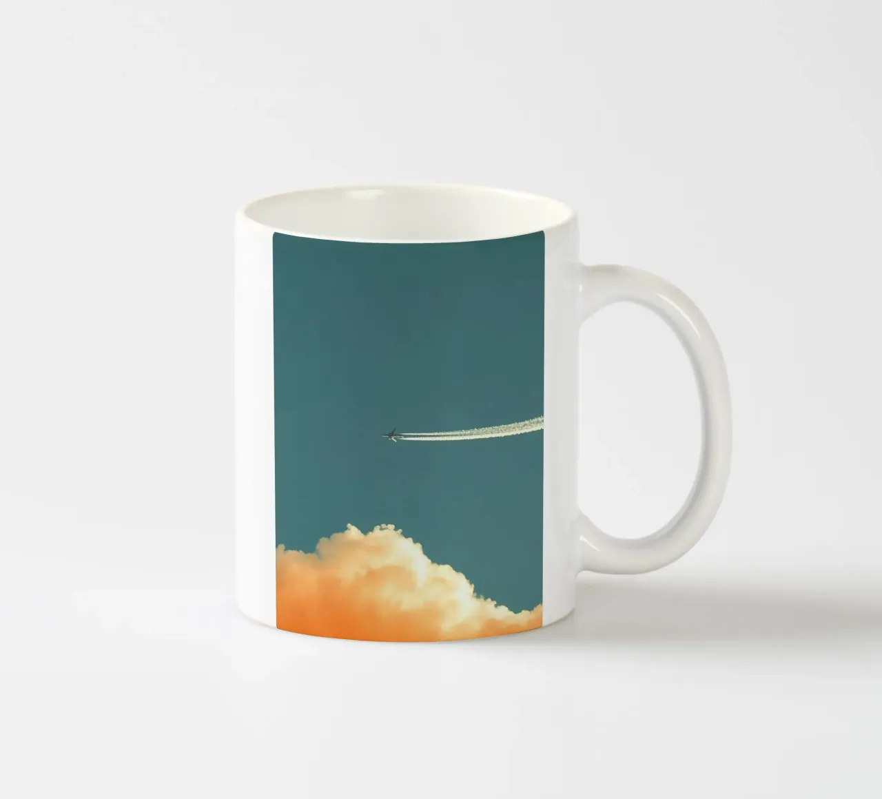 plane ink in sunset tazza in ceramica da feny