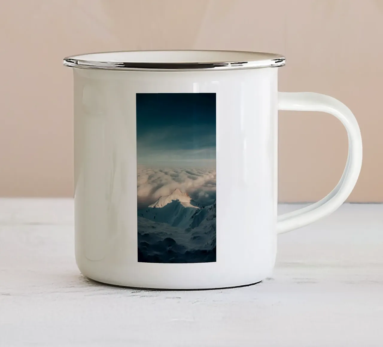 up the cloud tazza in smalto da feny