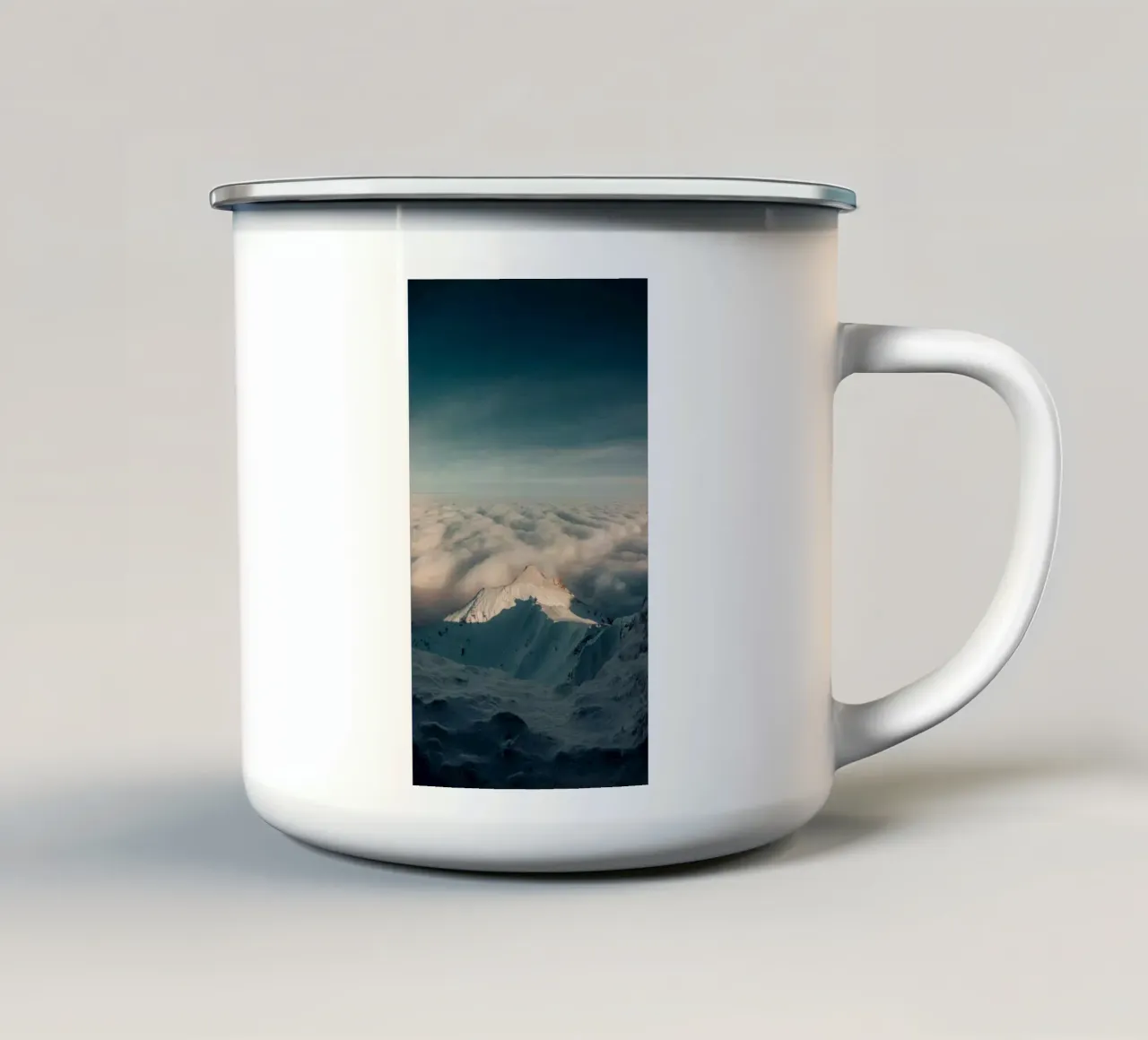 up the cloud tazza in smalto da feny