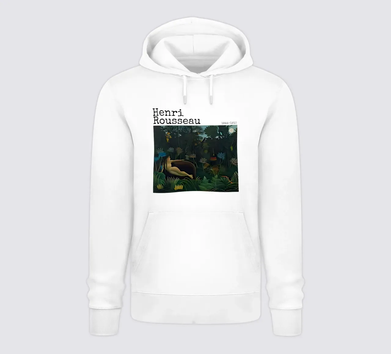 Henri Rousseau 1 felpa con cappuccio da loniegrimes