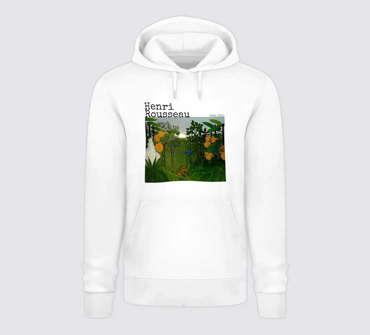 Henri Rousseau 3 felpa con cappuccio da loniegrimes