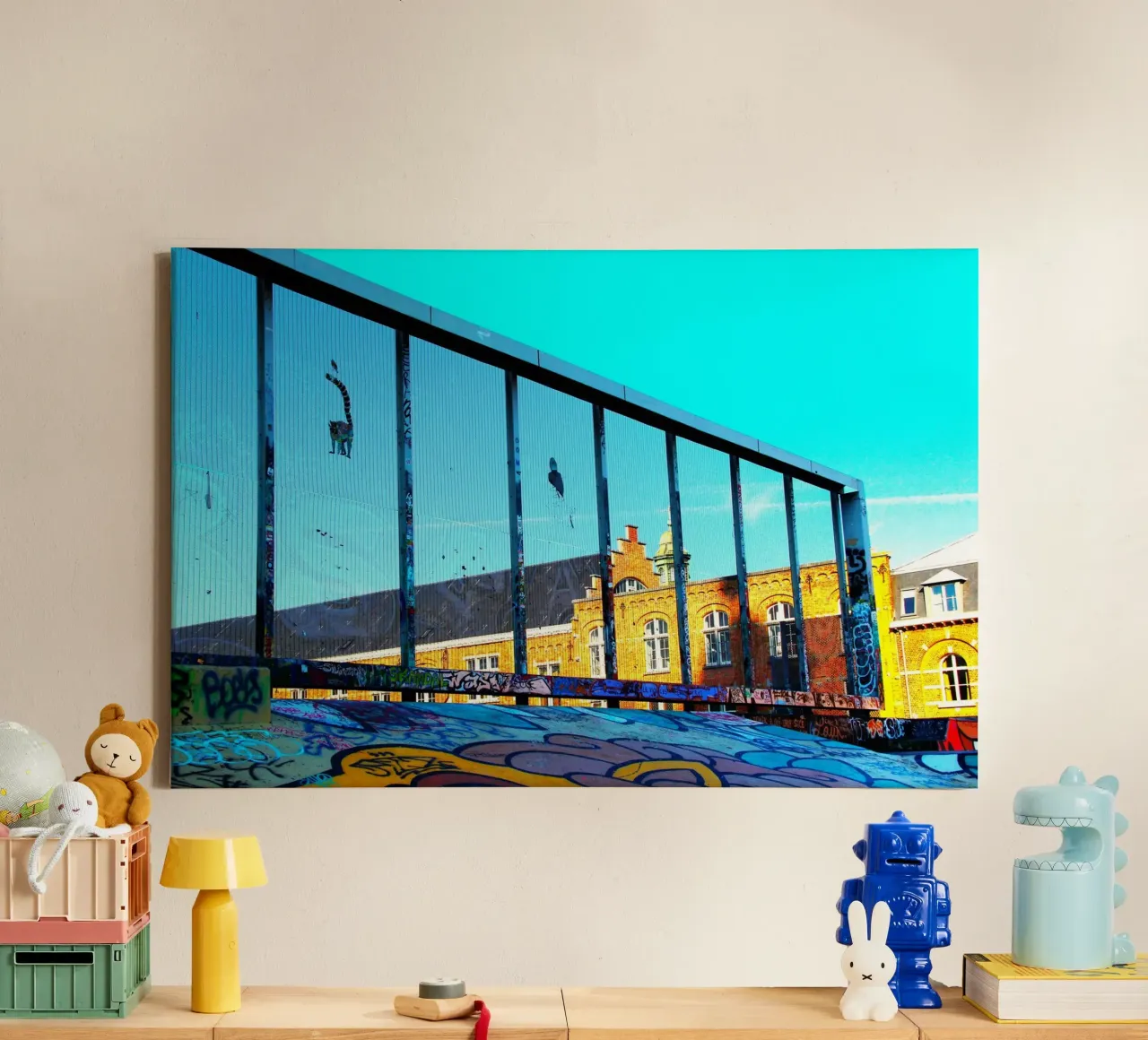 BruxellesSkate2 canvas by DragonFly
