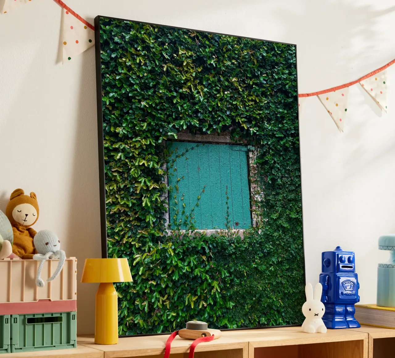 window in wall of leaf alluminio dibond da feny