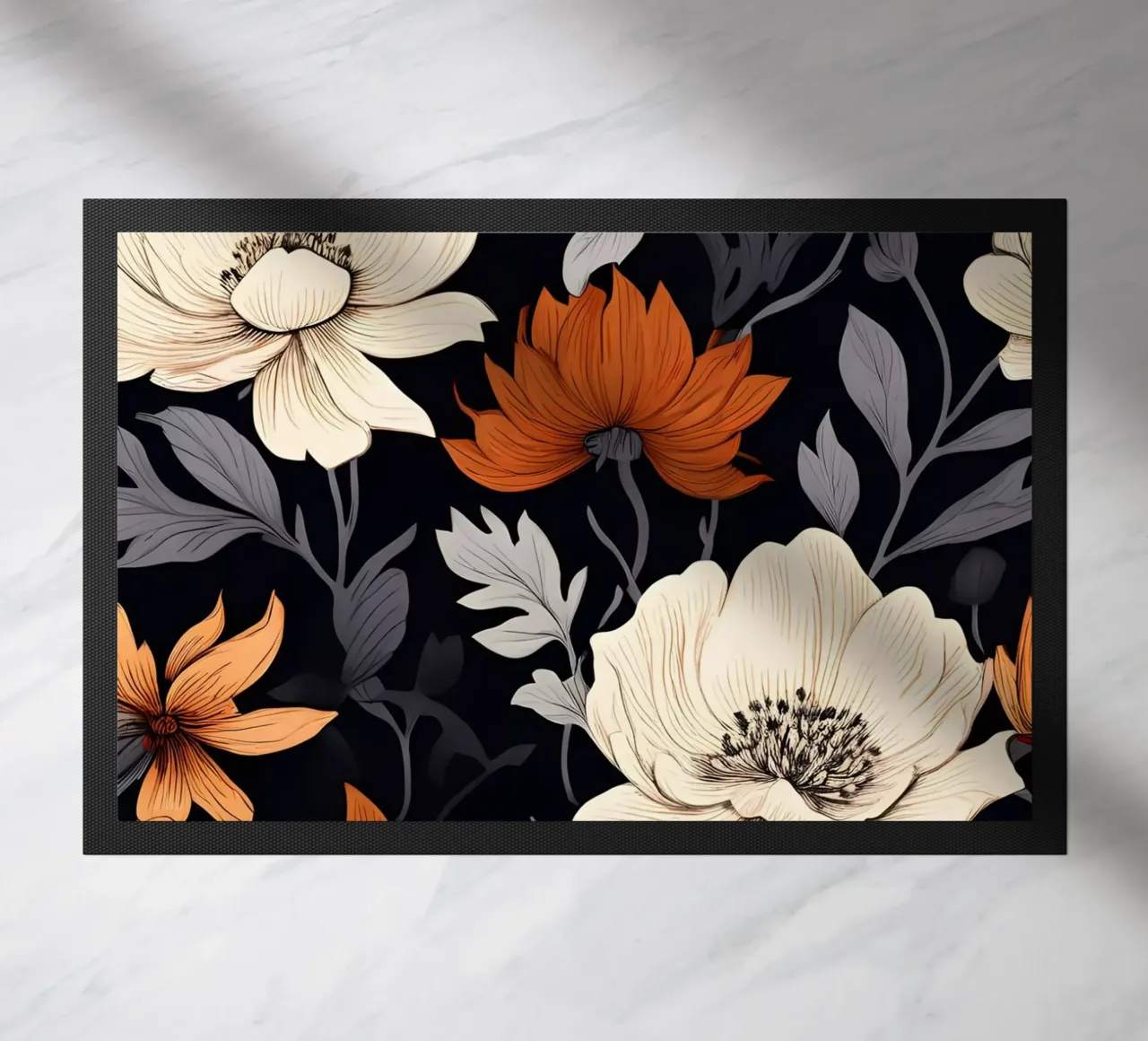 Arazzo floreale autunnale zerbino da Artistic-shop