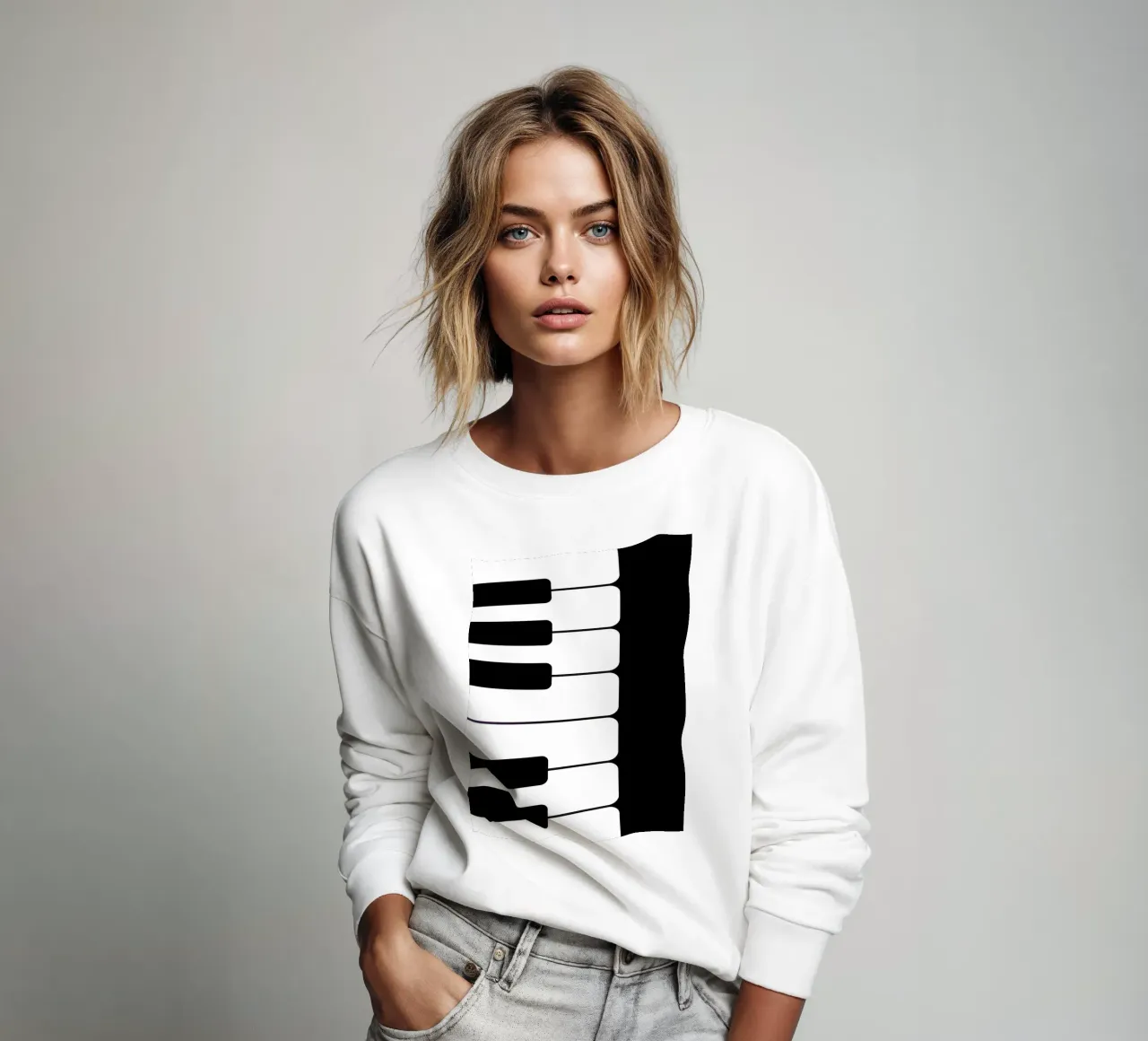 piano felpa da VintageShop