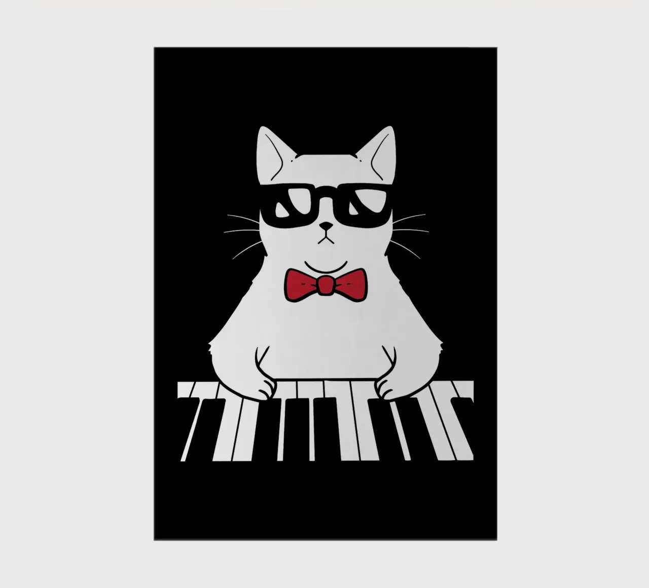 Floor Cat notebook by VintageShop