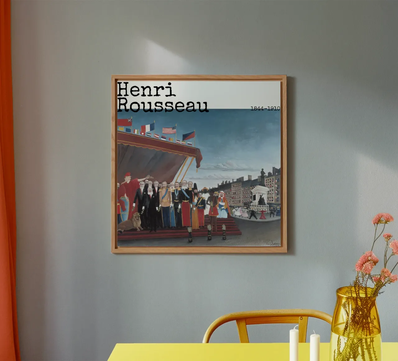 Henri Rousseau 7 alluminio dibond da loniegrimes