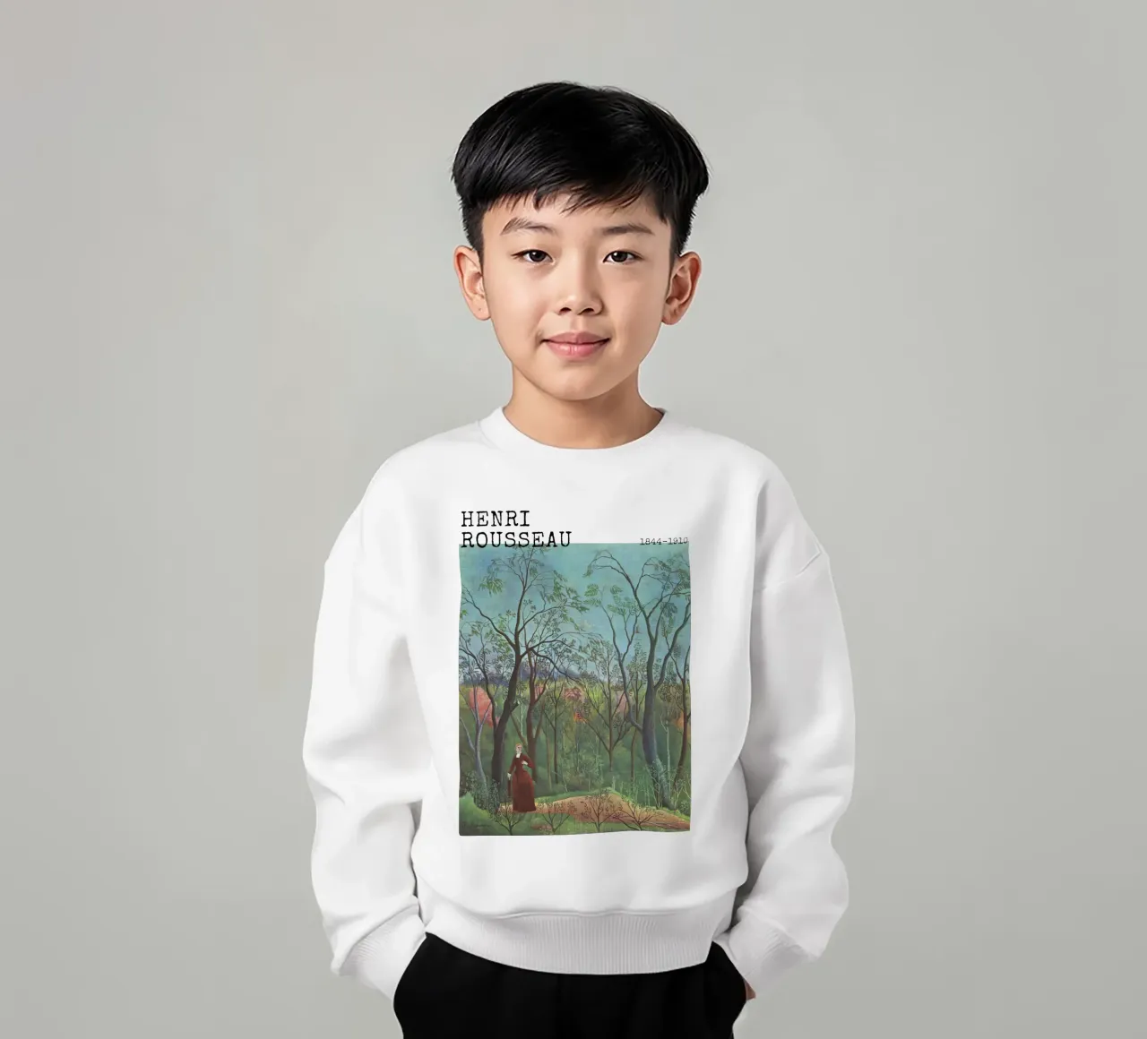 Henri Rousseau 10 felpa bambino da loniegrimes