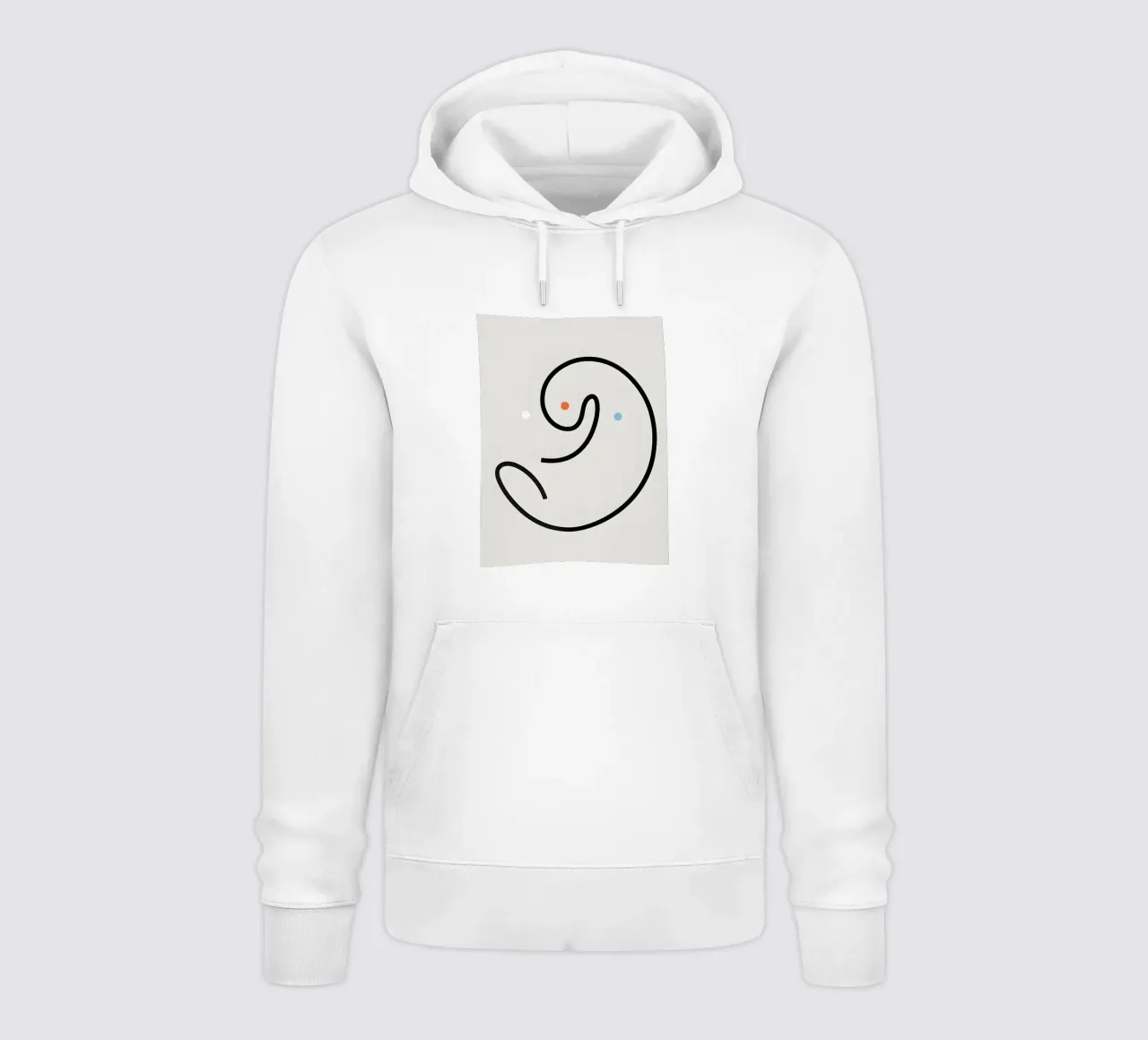 Linea curva singola felpa con cappuccio da LIFESTYLE OBJECTS