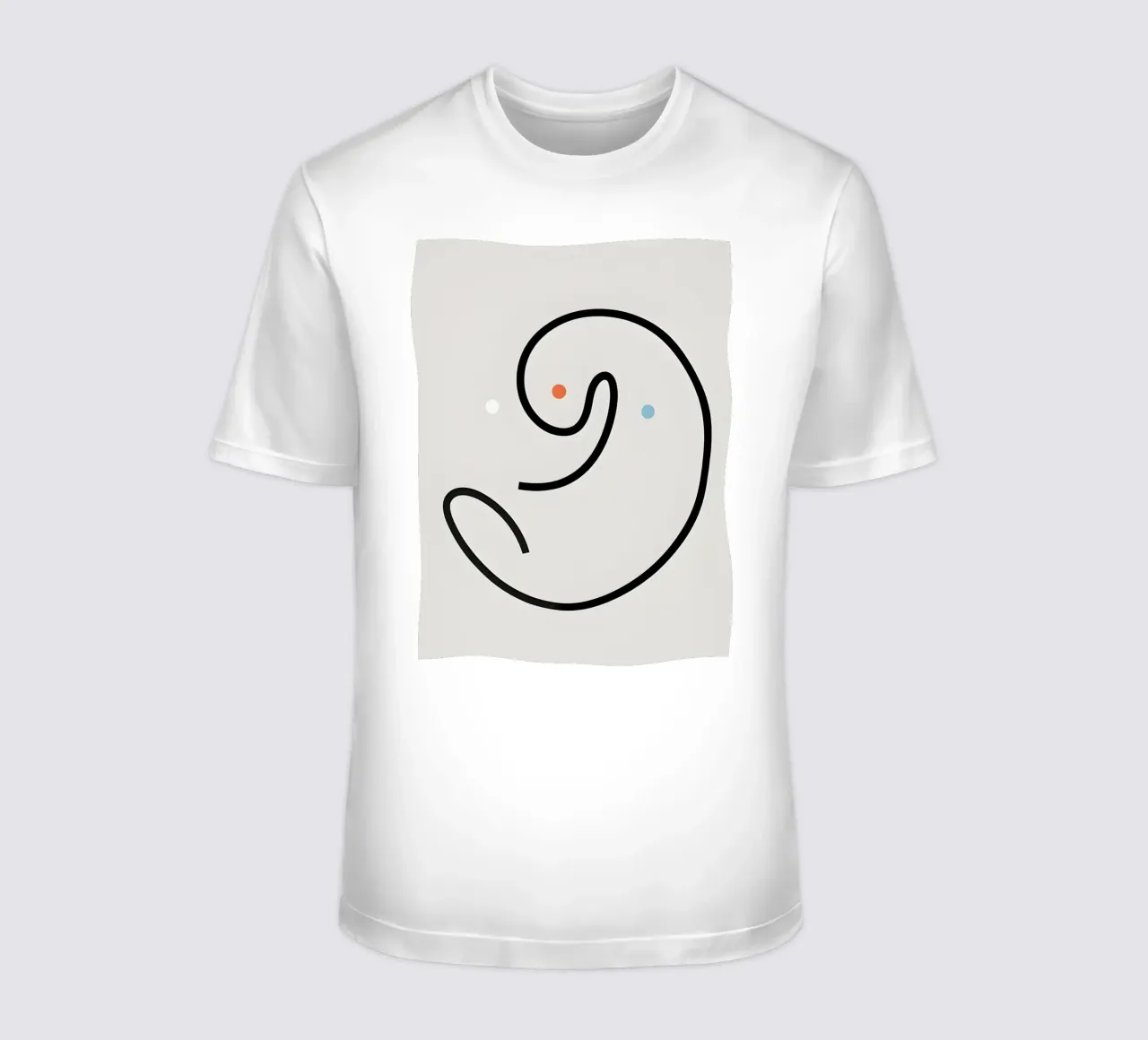 Linea curva singola t-shirt da LIFESTYLE OBJECTS