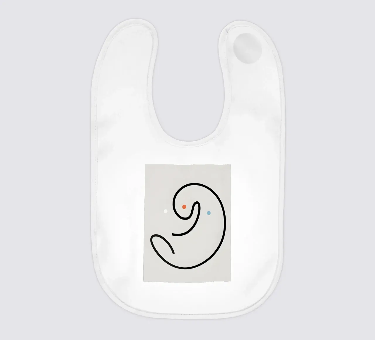 Linea curva singola bavaglino da LIFESTYLE OBJECTS