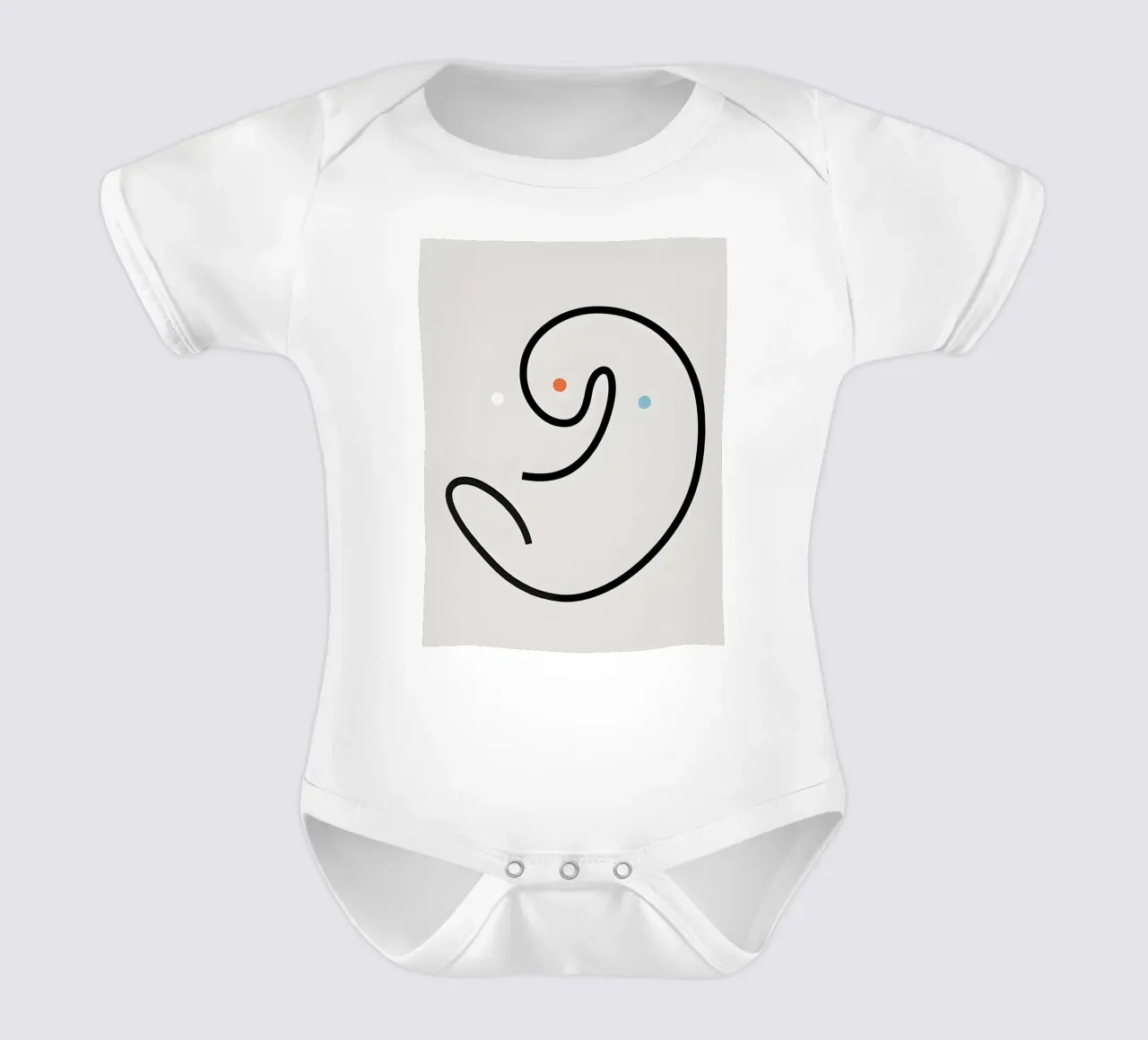Línea curva simple body de bebé de LIFESTYLE OBJECTS