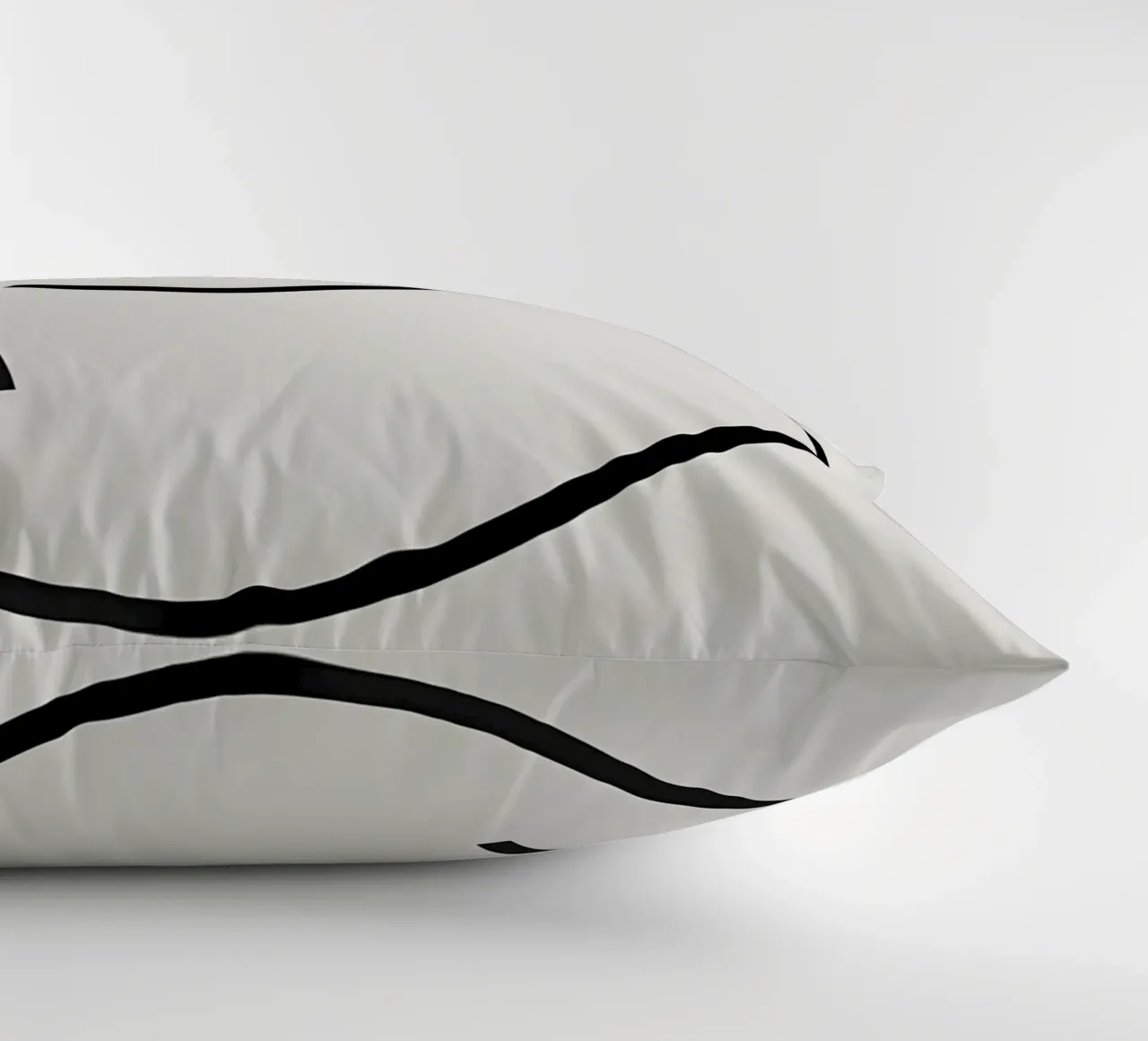 Linea curva singola cuscino da LIFESTYLE OBJECTS
