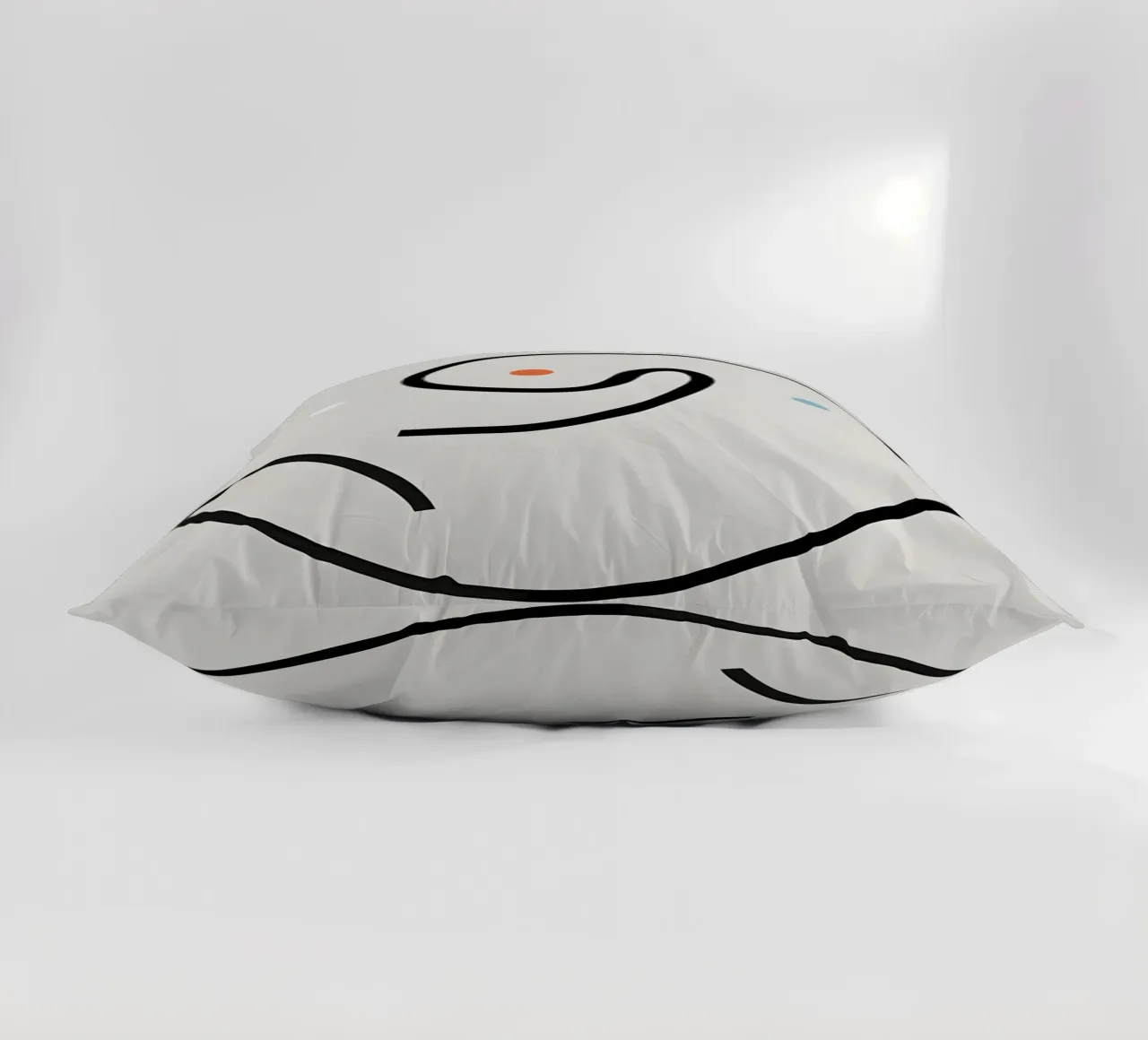 Linea curva singola cuscino da LIFESTYLE OBJECTS